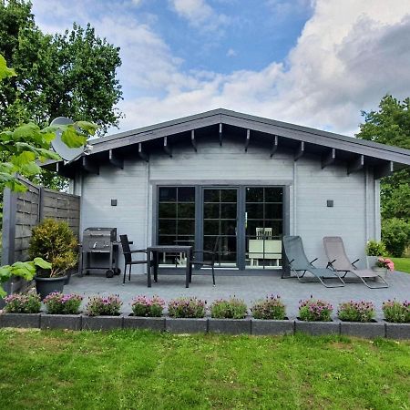 Idyllisches-Blockbohlenhaus-Mit-Eigenem-Garten-Und-Sauna-Zum-Wohlfuehlen Martensrade エクステリア 写真